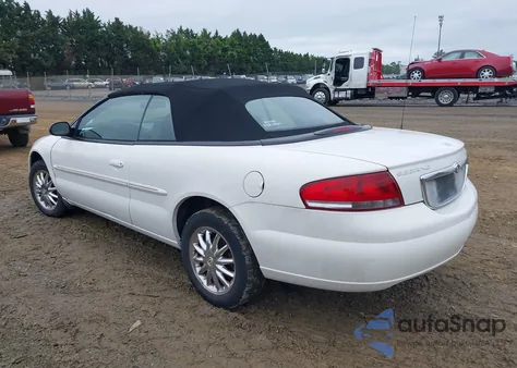 2002 Chrysler Sebring Limited z USA, uszkodzony, nr VIN 1C3EL65R52N200714